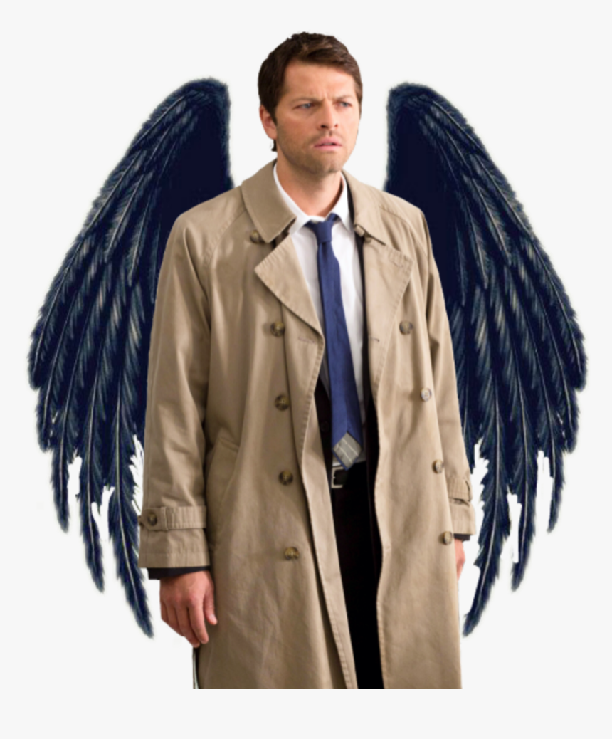 #castiel #supernatural - Castiel Tie Backwards, HD Png Download