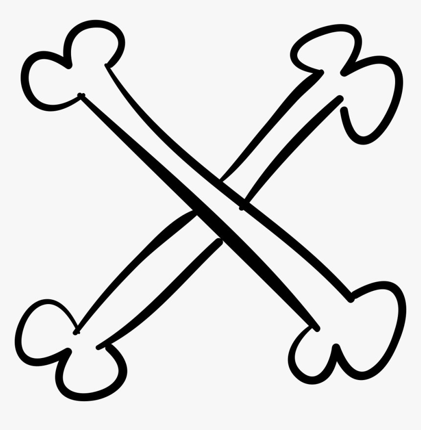 Bones Outline, HD Png Download