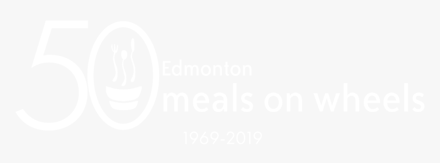 Edmonton Meals On Wheels - Johns Hopkins Logo White, HD Png Download