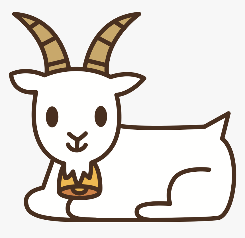 Goat - Goat Horn Clipart, HD Png Download