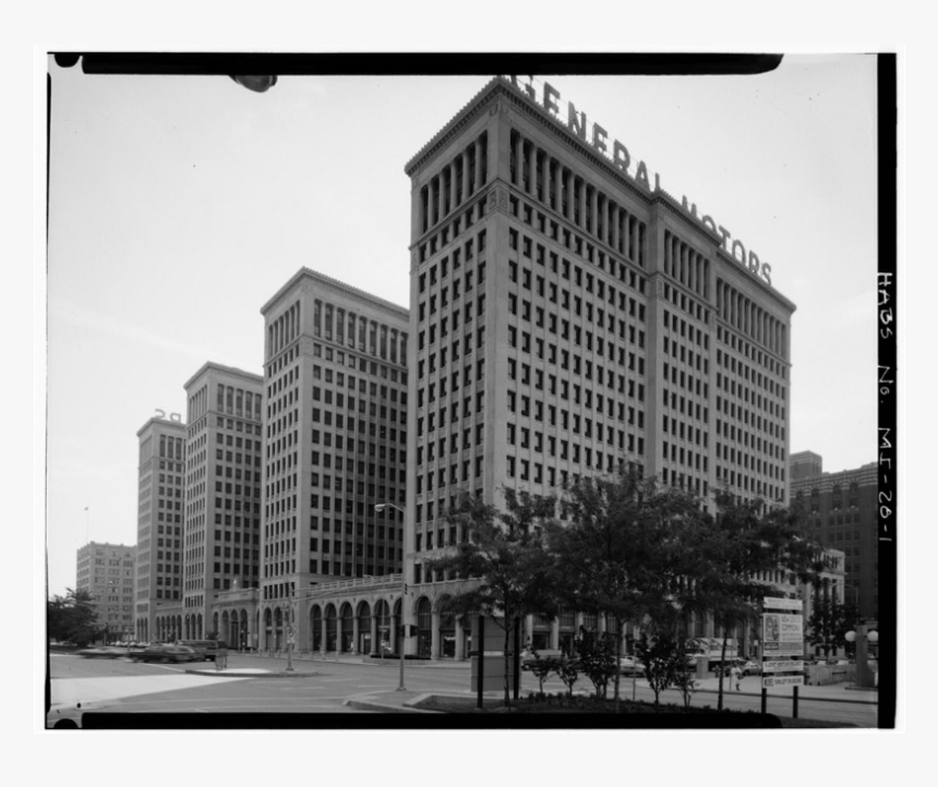 General Motors Building On W - Cadillac Place, HD Png Download