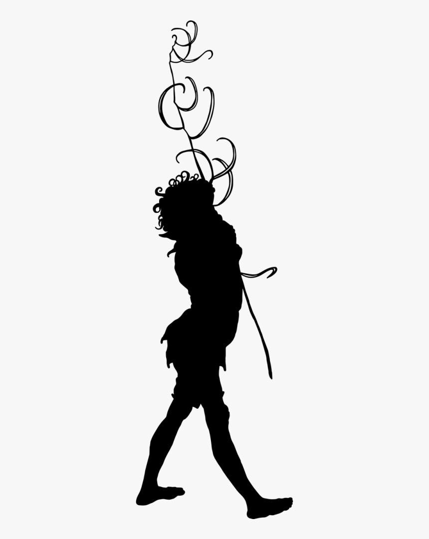 Silhouette Clipart , Png Download - กราฟฟิก เวคเตอร์ ขาว ดำ นางฟ้า, Transparent Png