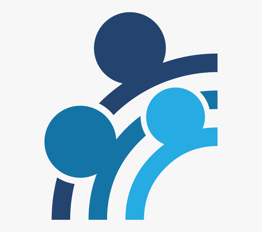 Blue Three Person Head Logo - Family Png Logo Free, Transparent Png