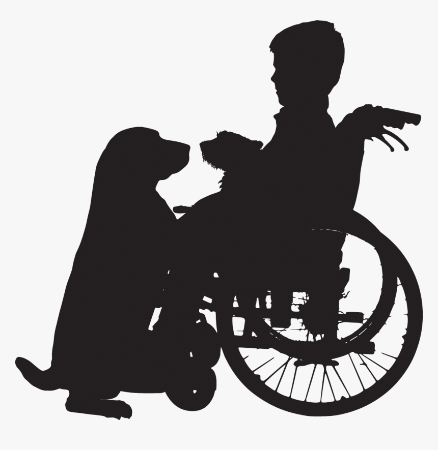 Child Wheelchair Silhouette, HD Png Download