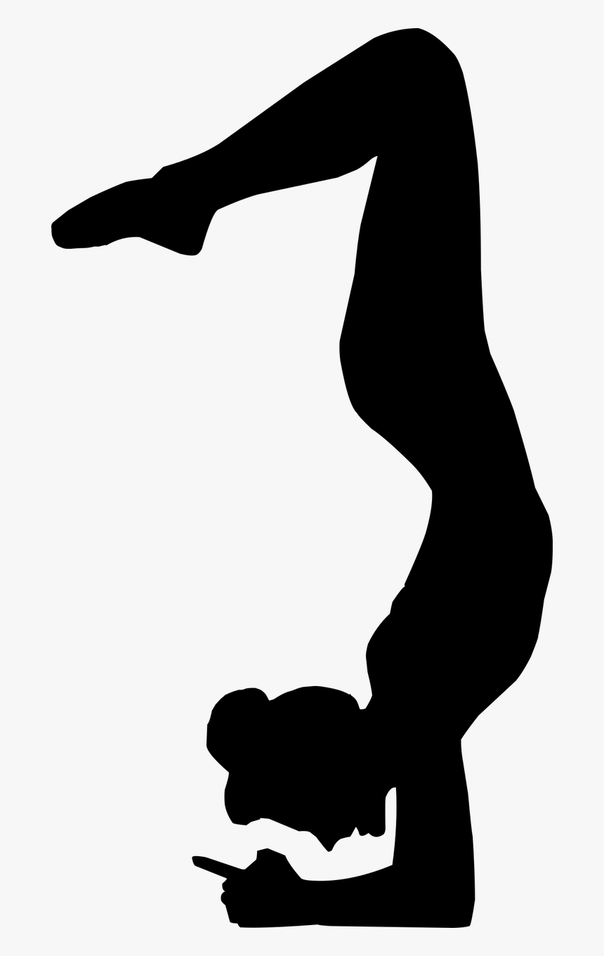 Silhouette Woman Yoga Free Photo - Silhouette Woman Yoga, HD Png Download