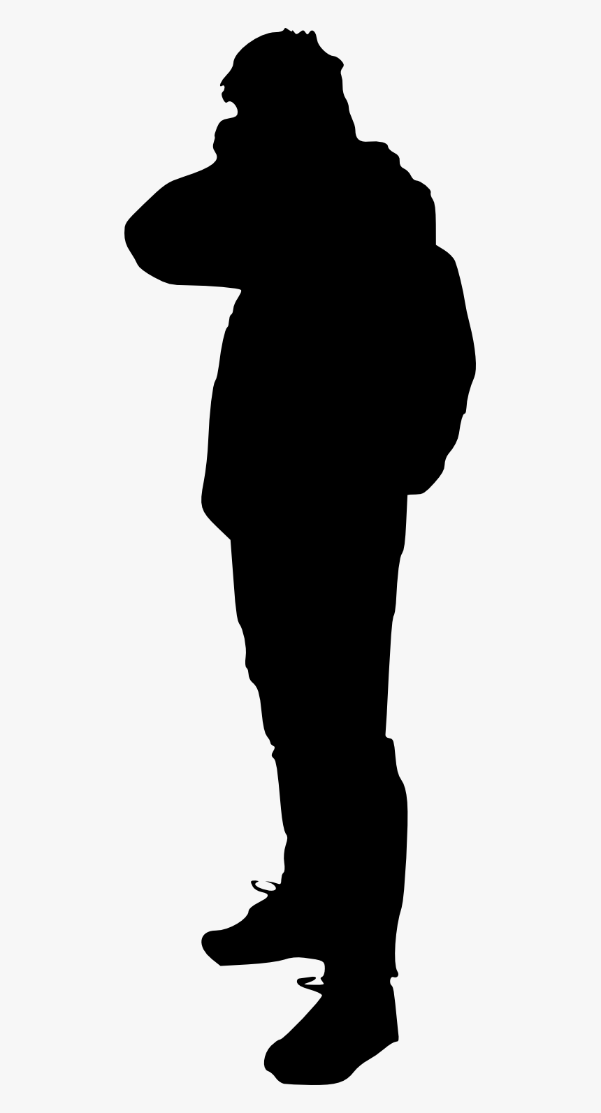 Photographer With Camera - Soldier Black And White, HD Png Download