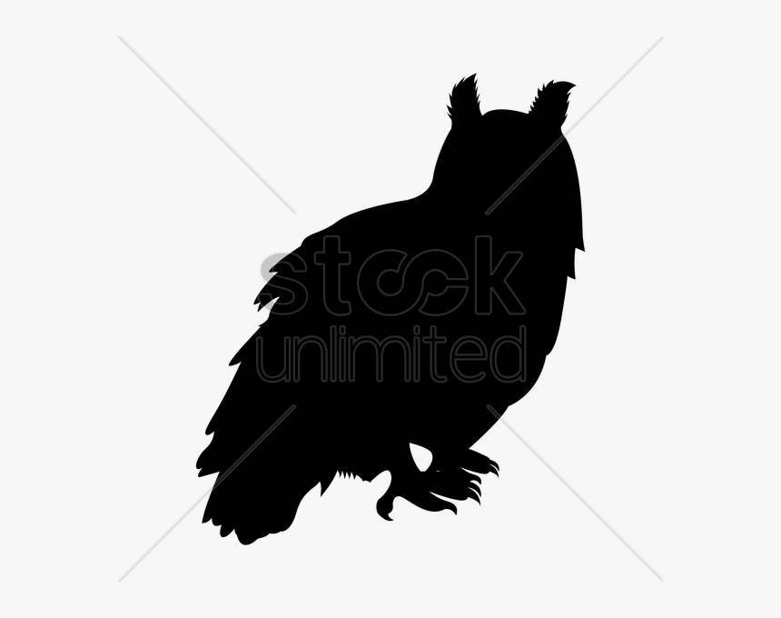 Long-eared Owl Clipart Owl Photography Silhouette - Illustration, HD Png Download