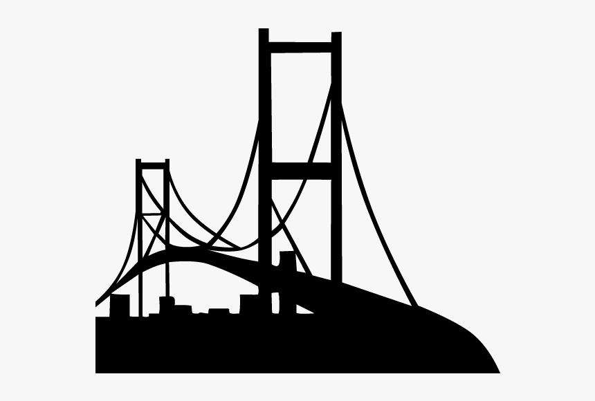 San Francisco Oakland Bay Bridge Golden Gate Bridge - Civil Engineering Bridge Logo, HD Png Download