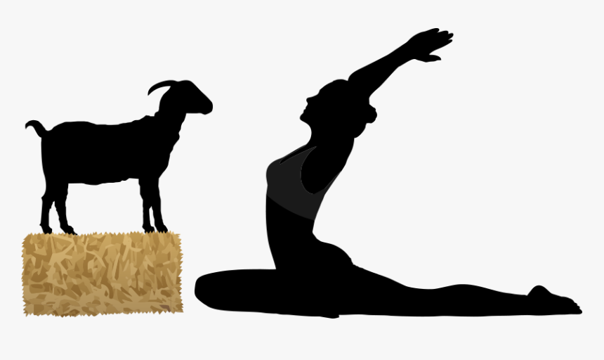 Family Clipart Yoga - Goat Silhouette, HD Png Download