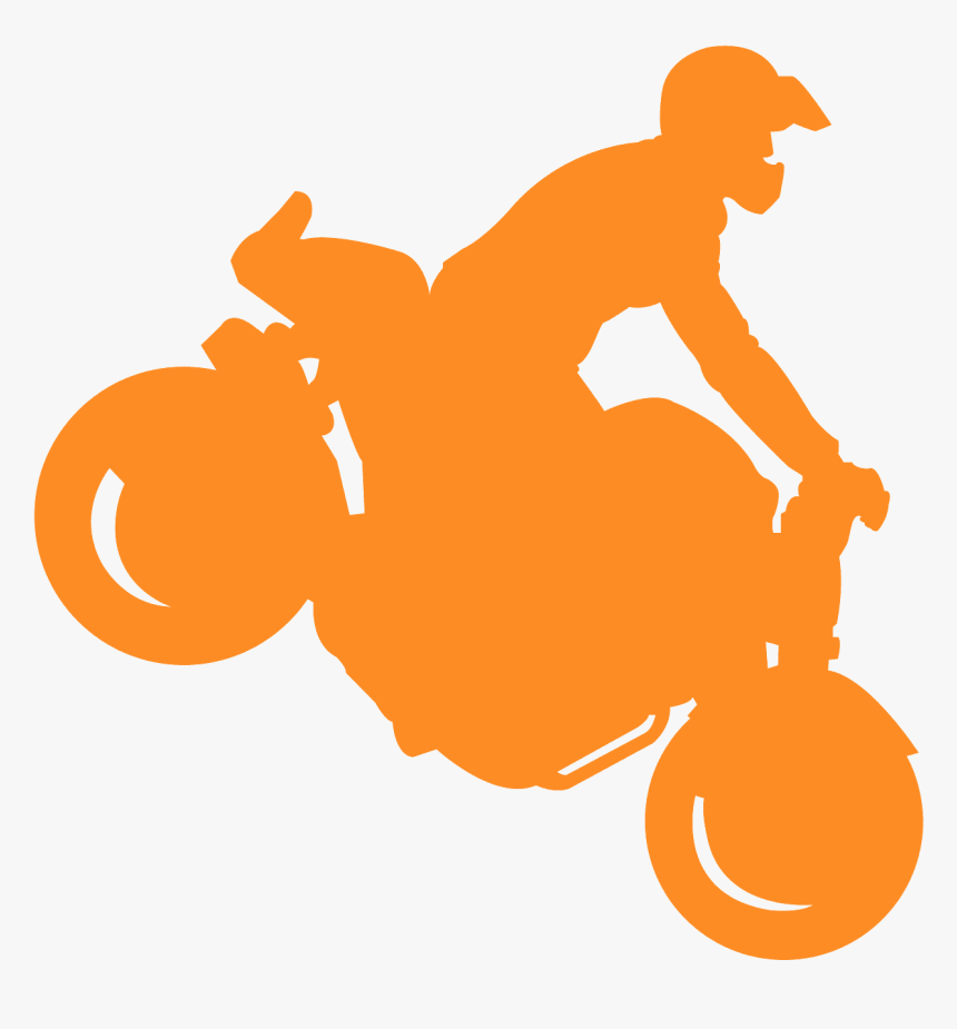 Silhueta Motociclista, HD Png Download