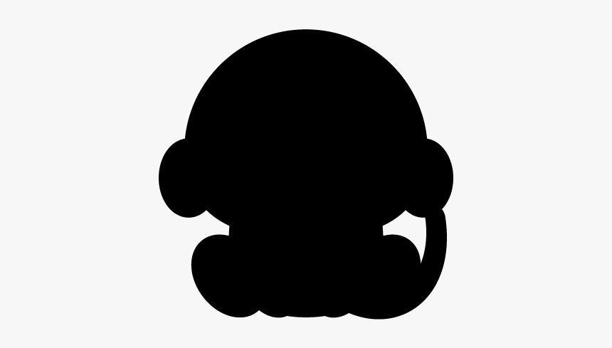 Silhouette Ape Monkey, HD Png Download