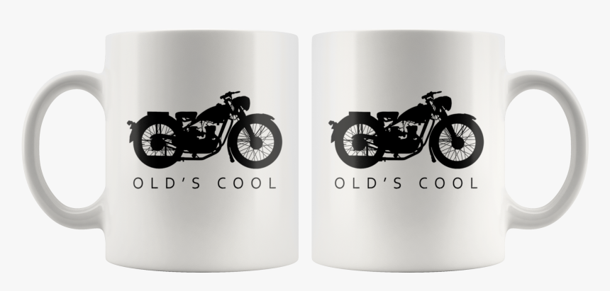 Vintage Motorcycle Silhouette Mug 
 Data-zoom //cdn - Mug, HD Png Download