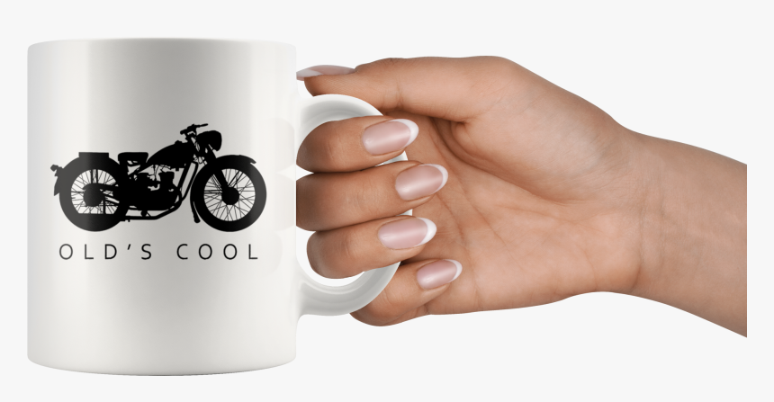 Vintage Motorcycle Silhouette Mug 
 Data-zoom //cdn - Mug, HD Png Download