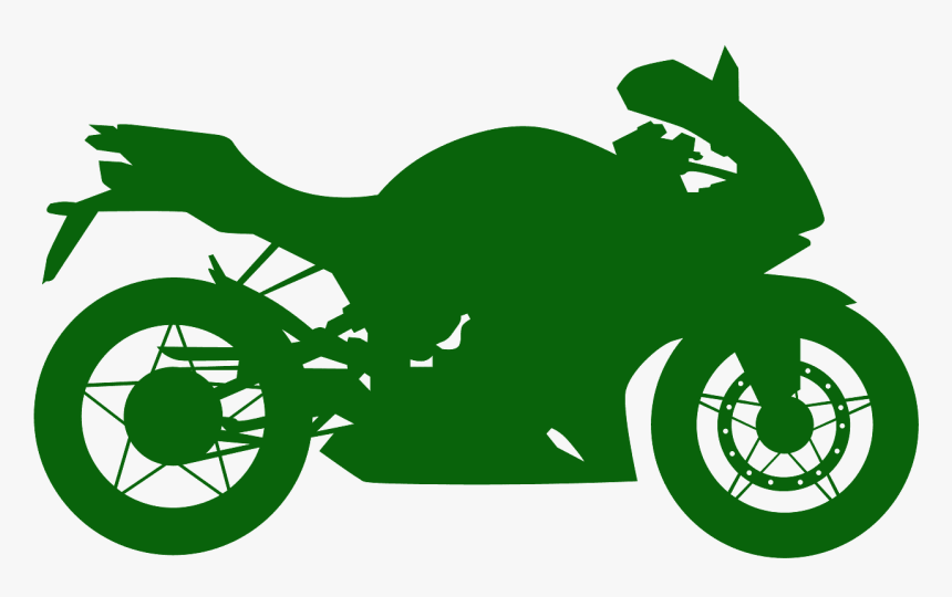 Motos De Carrera Silueta, HD Png Download