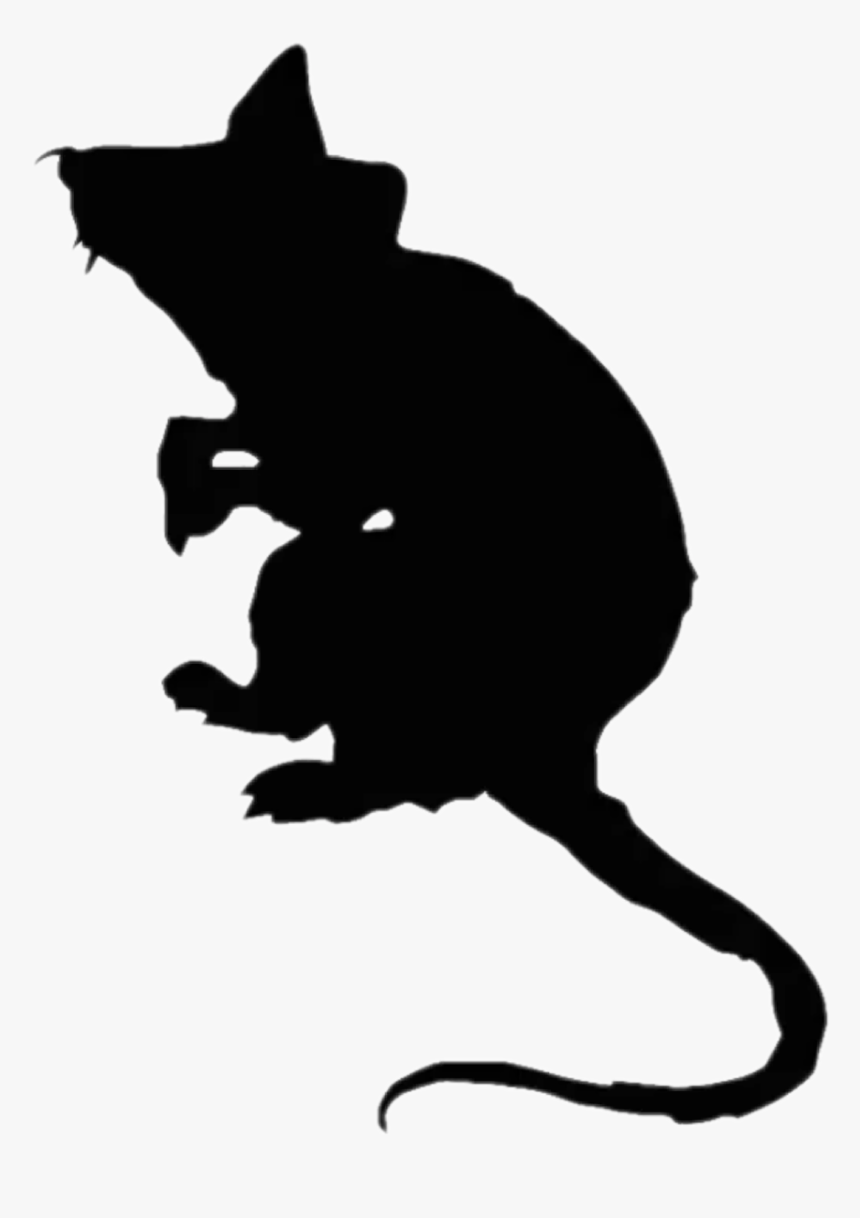 Transparent Rat Silhouette Png - Rat Silhouette Png, Png Download