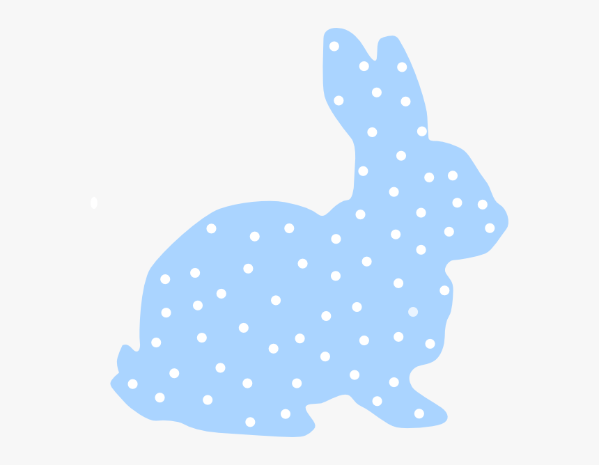 Bunny Polka Dot Silhouette, HD Png Download