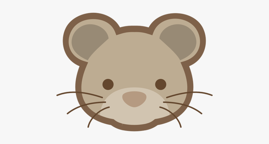Japanese Dou Shou Qi Rat Vector Clip Art - Mouse Face Clipart, HD Png Download