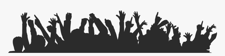 Vector Graphics Audience Silhouette Image - Crowd Silhouette, HD Png Download