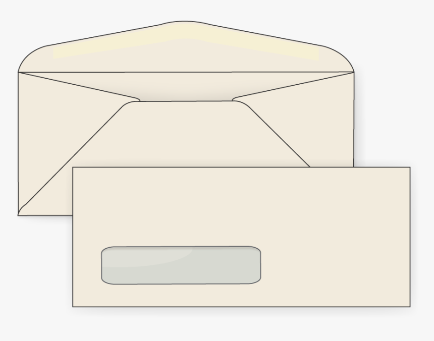 #10 Ivory Digital Window Envelopes - Wood, HD Png Download