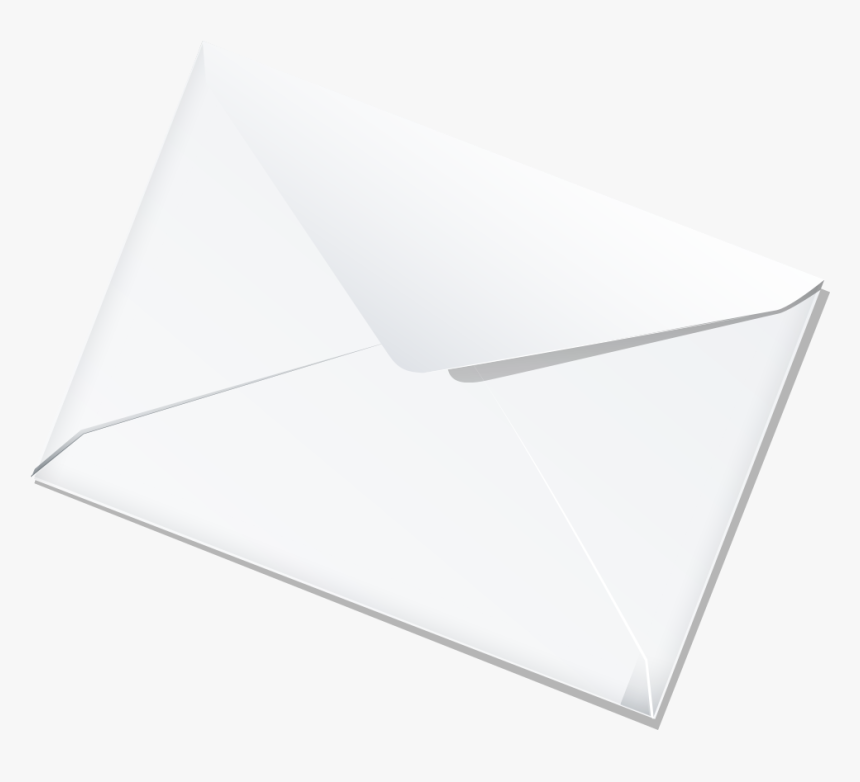 Model White Triangle Envelopes Rectangle Free Hd Image - Construction Paper, HD Png Download