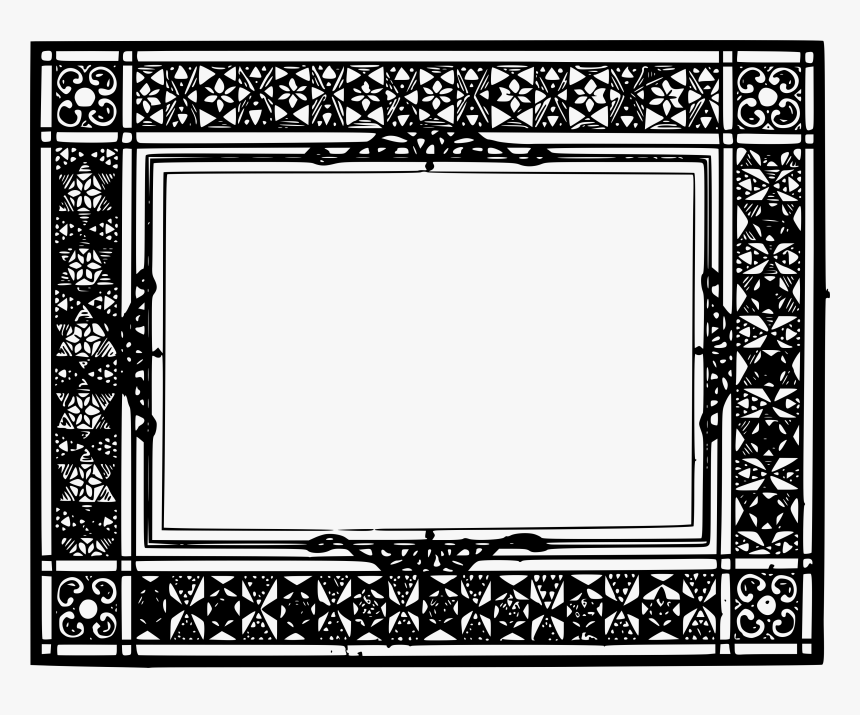 Old Blank Picture Frame, HD Png Download