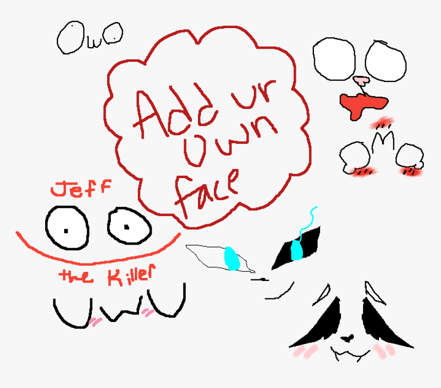 Mine Is Jeff The Killer - Lenny Faces, HD Png Download