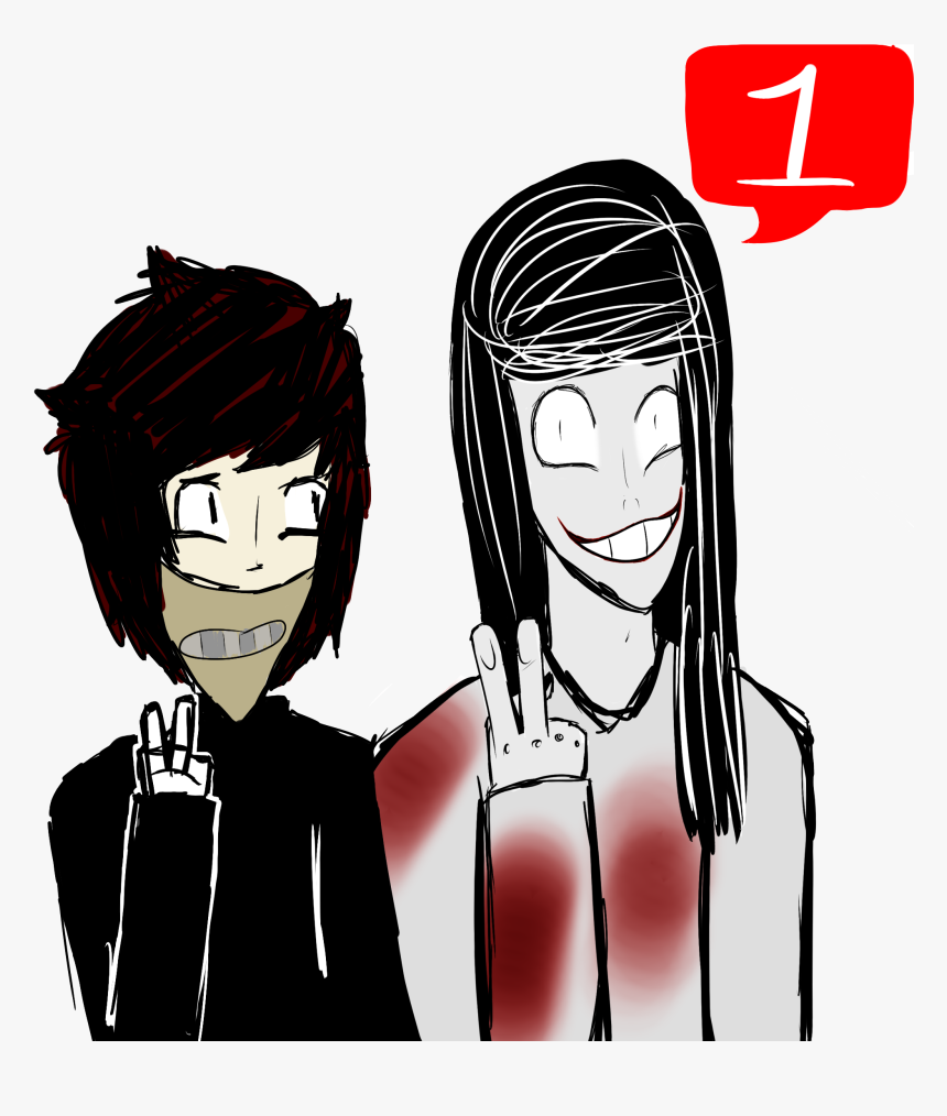 Jeff The Killer And Ticci Toby , Png Download - Cartoon, Transparent Png