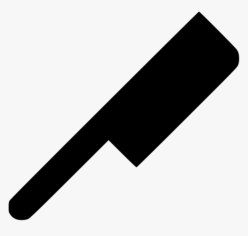 - Knife Of Butcher Black And White Png - Knife Of Butcher Black And White Png, Transparent Png