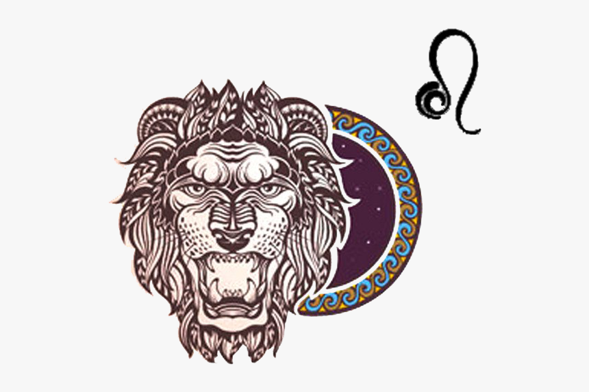 Lion Head Graphic Design, HD Png Download