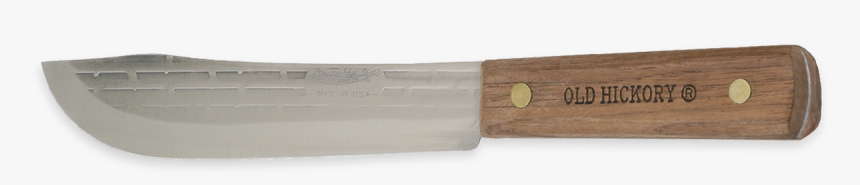 Ontario Old Hickory 7-7 - Ontario Old Hickory Butcher 7 Knife, HD Png Download