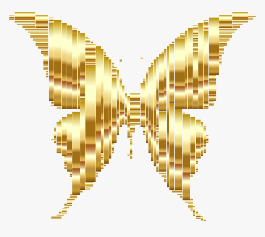 This Free Icons Png Design Of Prismatic Abstract Modern - Gold Abstract Art Png, Transparent Png