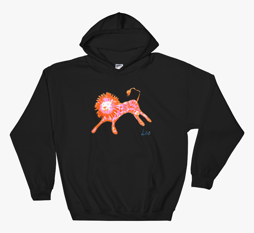 Leo Tshirt Mockup Flat Front Black, HD Png Download