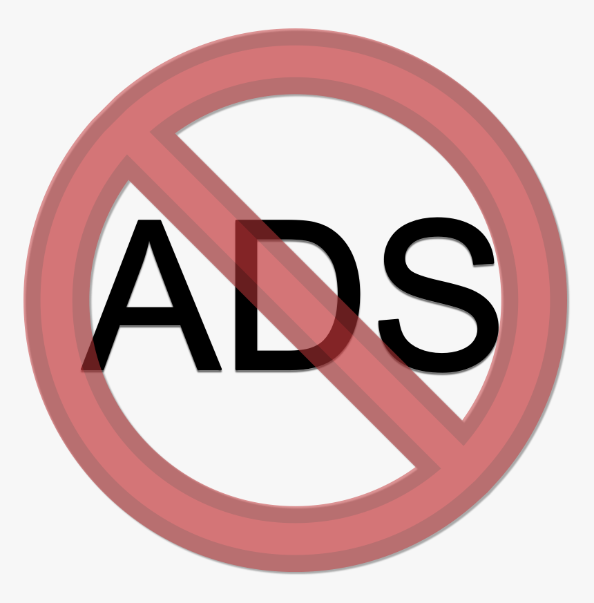 No Ads - Circle, HD Png Download