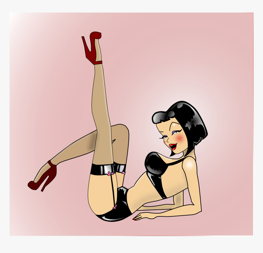 Retro Pinup Ii Clip Arts - Cartoon, HD Png Download
