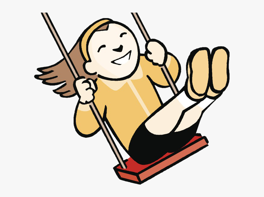 Child Swinging Clipart, HD Png Download