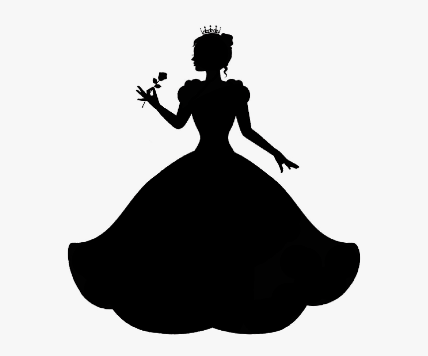 Silhouette Royalty Free Beauty - Princess Silhouette Png, Transparent Png