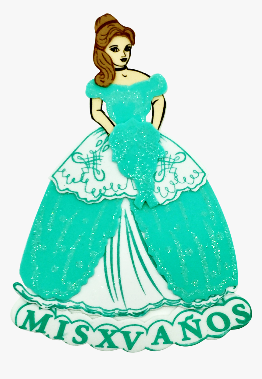 Transparent Quinceañera Png - Moldes De Quinceañeras En Foami, Png Download