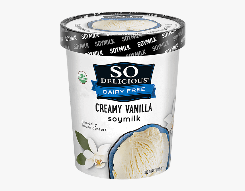 Creamy Vanilla Soymilk Frozen Dessert 
 Class Pro-xlgimg - So Delicious Cashew Milk Vanilla Ice Cream, HD Png Download