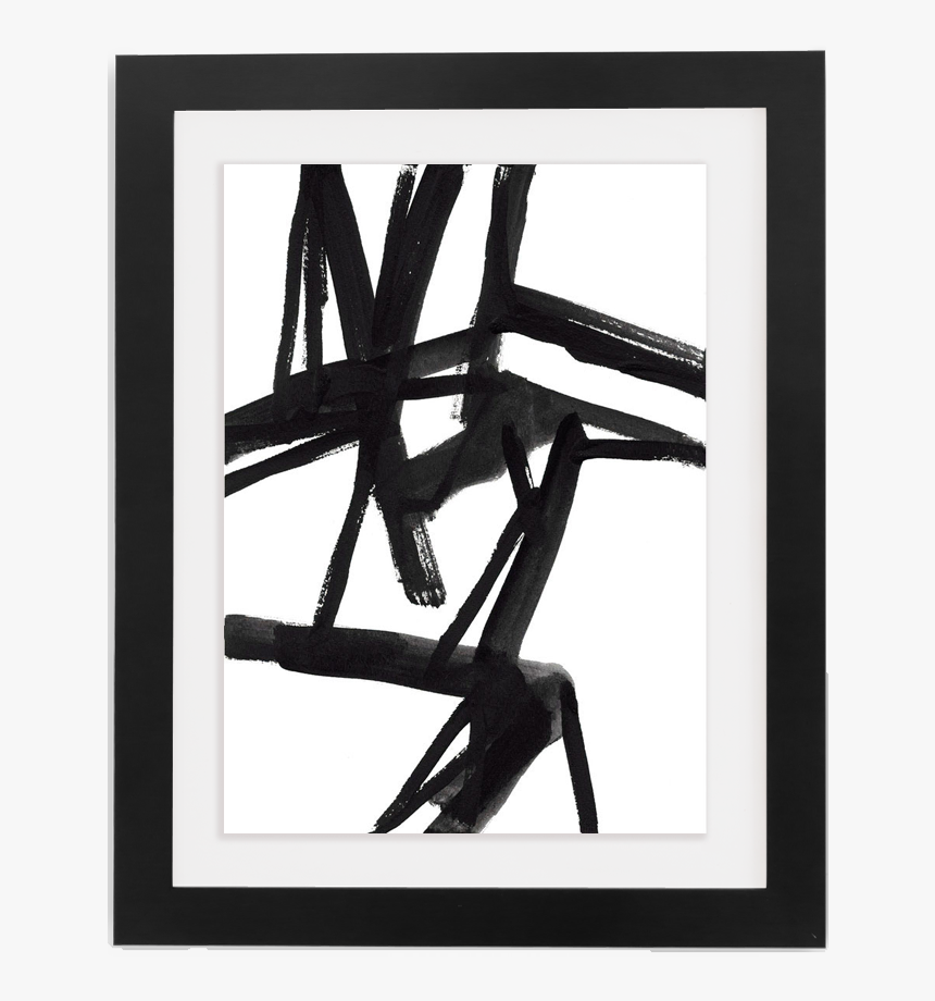 Gallery Wide - Modern Art Black And White, HD Png Download