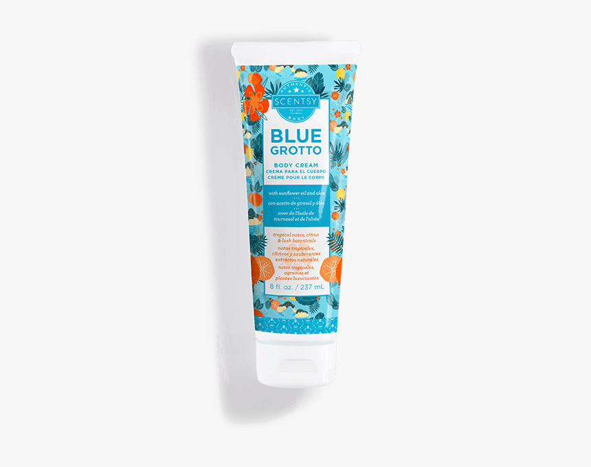 Blue Grotto Scentsy Body Cream - Scentsy Blue Grotto Body Cream, HD Png Download