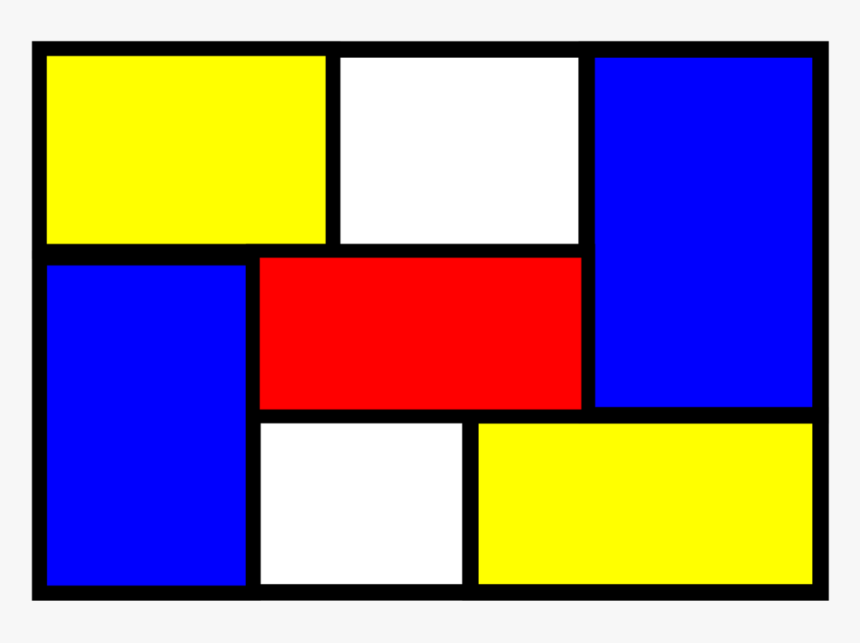 Picture Frame,square,angle - Abstract Art Red Yellow Blue, HD Png Download