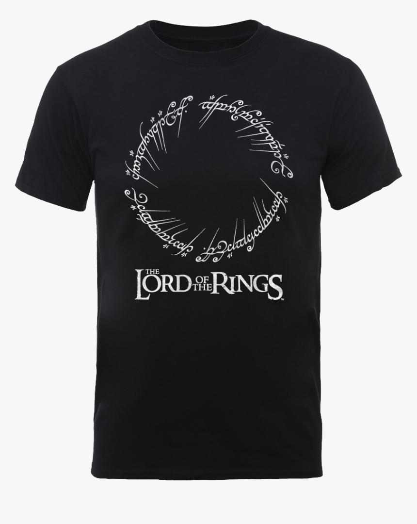 The Lord Of The Rings Black Men S T-shirt - Onesie Lord Of The Rings, HD Png Download