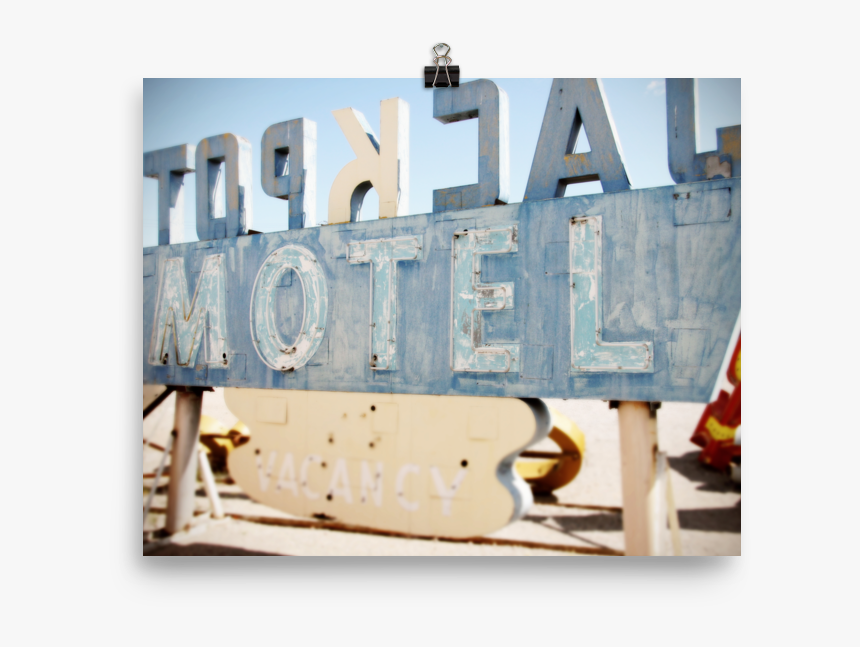 Vintage Baby Blue Vegas Hotel Sign - Drink, HD Png Download