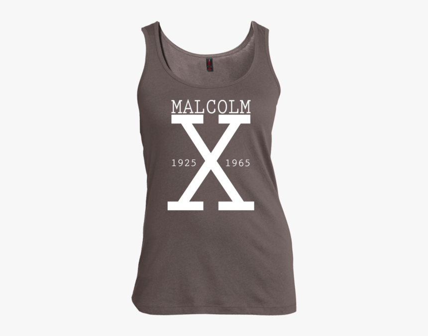Malcolm X Women S Scoop Neck Tank Top/white - Malcolm X Shirt, HD Png Download