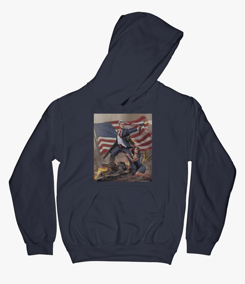 Bill Clinton - Sweatshirt - Faith Vibe Higher, HD Png Download