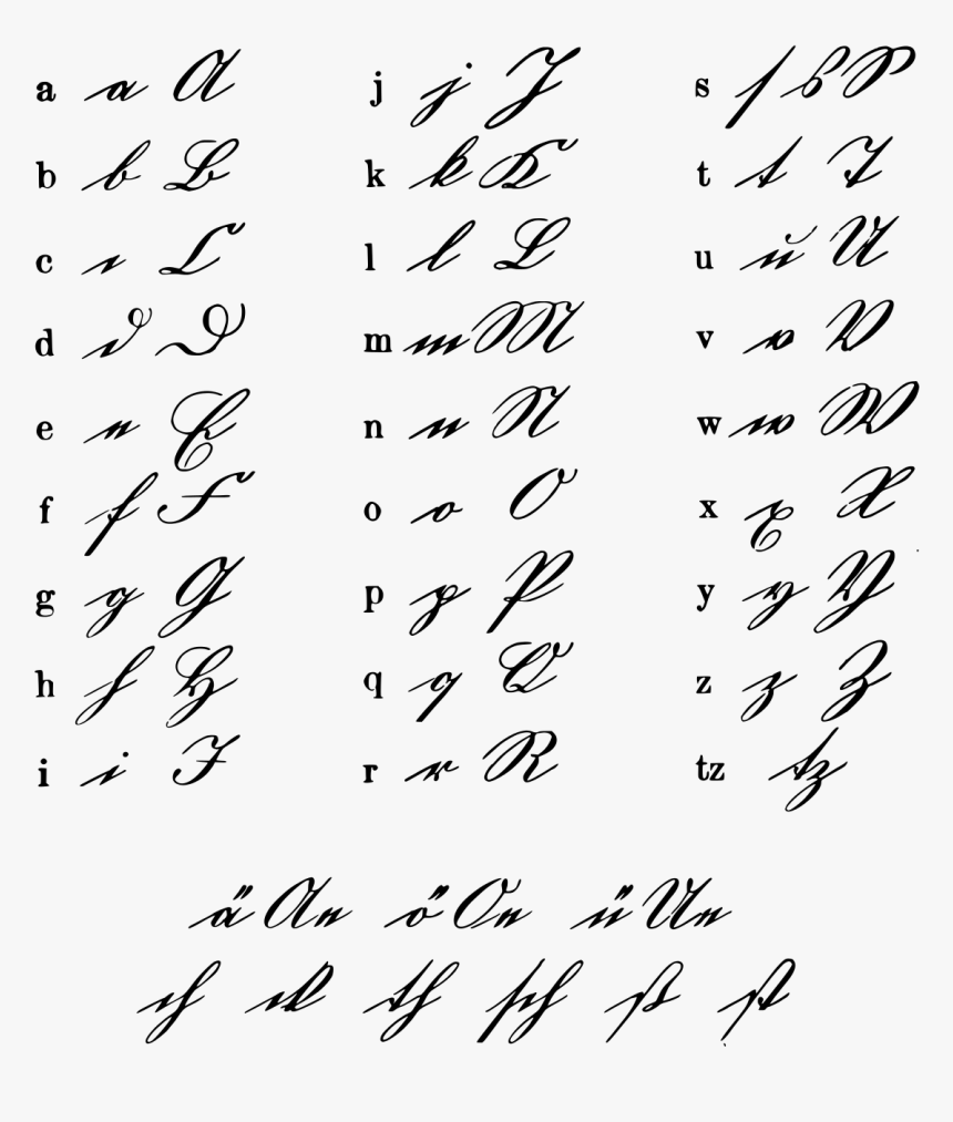 Deutsche Kurrentschrift, HD Png Download