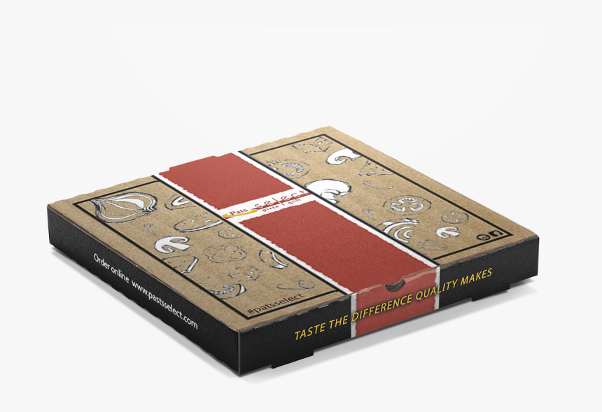 Pat S Select Pizza Box Design - Pizza Box Transparent, HD Png Download