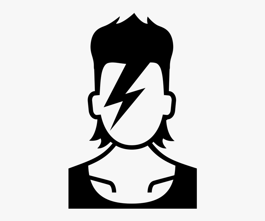 David Bowie Png Black And White, Transparent Png
