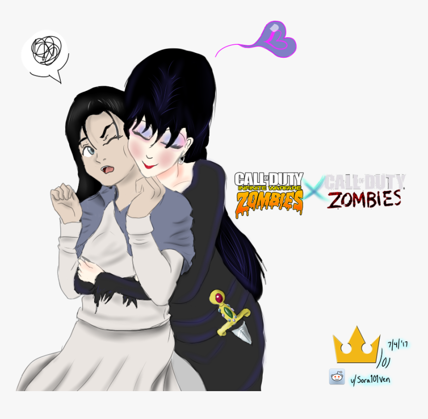 Cod Zombies Samantha Fanart, HD Png Download