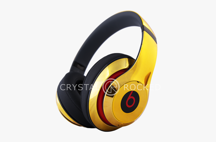 Beats Studio3 Wireless Over‑ear Headphones 24ct Gold - Headphones, HD Png Download